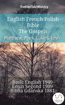 English French Polish Bible - The Gospels - Matthew, Mark, Luke  &  John.  Samuel Henry Hooke