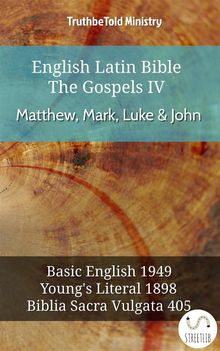 English Latin Bible - The Gospels IV - Matthew, Mark, Luke  &  John.  Samuel Henry Hooke