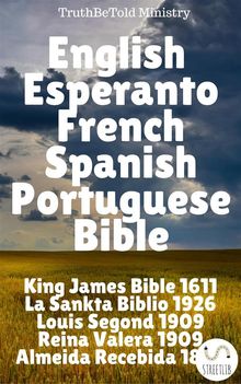 English Esperanto French Spanish Portuguese Bible.  King James