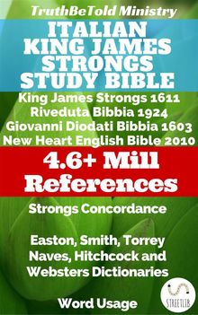Italian King James Strongs Study Bible.  King James