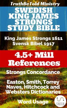 Swedish King James Strongs Study Bible.  King James