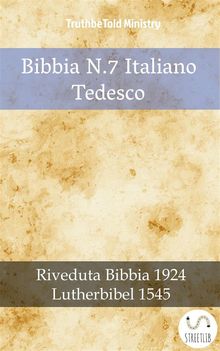 Bibbia N.7 Italiano Tedesco.  Giovanni Luzzi