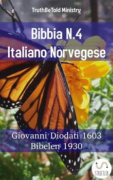 Bibbia N.4 Italiano Norvegese.  Giovanni Diodati