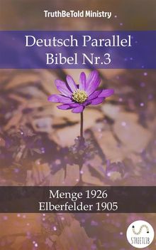 Deutsch Parallel Bibel Nr.3.  Hermann Menge