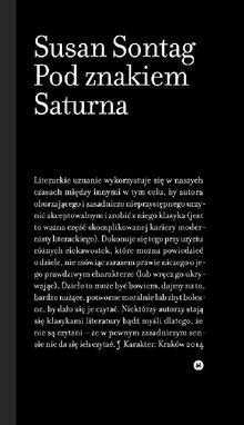 Pod znakiem Saturna.  Susan Sontag