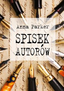 Spisek autorw.  Anna Parker