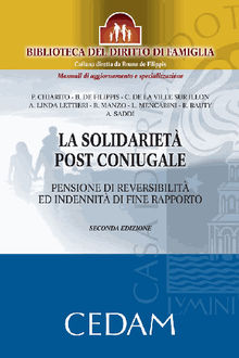 La solidariet post coniugale.  SADDI ALBA