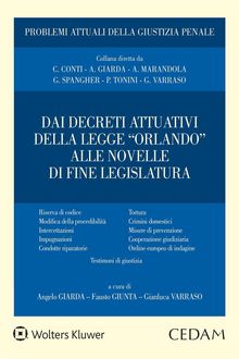 Dai decreti attuativi della legge Orlando alle novelle di fine legislatura.  Gianluca Varraso