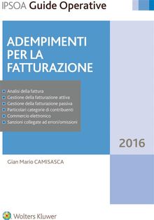 Adempimenti per la fatturazione.  Gian Mario Camisasca