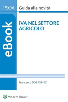 IVA nel settore agricolo.  Francesco D'Alfonso