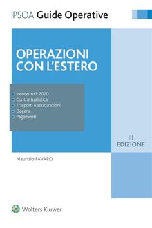 Operazioni con lestero.  Maurizio Favaro