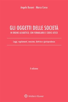 Gli oggetti delle societ.  Marco Corso