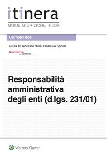 Responsabilit amministrativa degli enti (D.lgs. 231/01).  Francesco Sbis