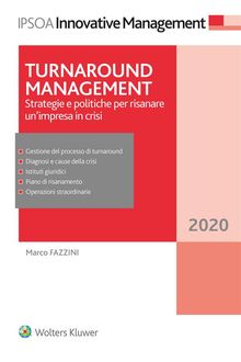 Turnaround management.  Marco Fazzini