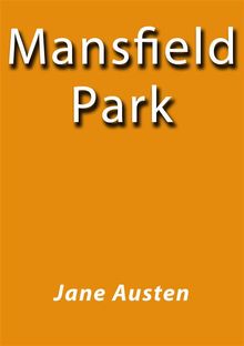 Mansfield Park.  Jane Austen