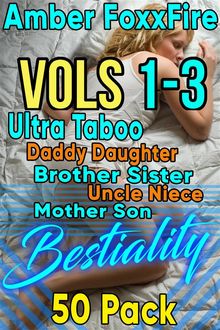 Ultra Taboo Daddy Daughter Brother Sister Uncle Niece Mother Son Bestiality 50-Pack Vols 1-3.  Amber FoxxFire