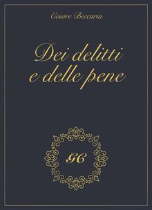 Dei delitti e delle pene gold collection.  GCbook