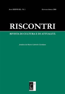 Riscontri. Rivista di Cultura e di Attualit.  Riscontri