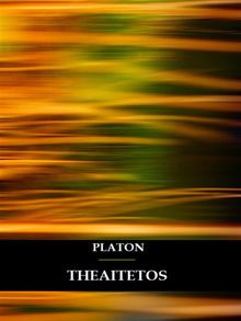 Theaitetos.  Platon