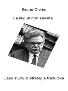 La lingua non salvata.  Bruno Osimo