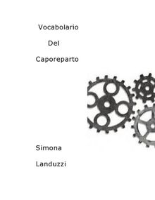 Vocabolario del Caporeparto.  Simona Landuzzi