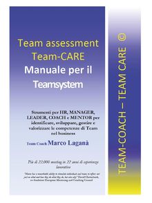 Team Assessment Team CARE: Manuale per il Teamsystem.  Marco Lagan