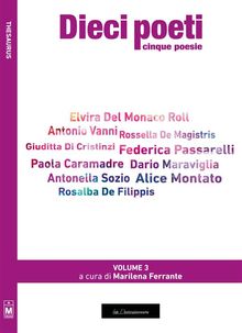 Dieci poeti - cinque poesie - vol. III.  AA.VV.