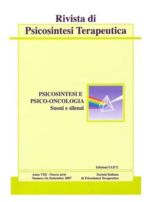 Rivista di Psicosintesi Terapeutica n.16.  Silvia Bianchi