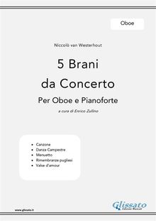 5 Brani da Concerto (N.van Westerhout) vol.Oboe.  Niccol van Westerhout