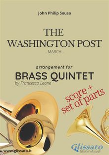 The Washington Post - Brass Quintet score & parts.  John Philip Sousa