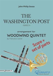 The Washington Post - Woodwind Quintet score & parts.  John Philip Sousa