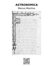 Astronomica.  Marcus Manilius