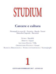 Studium - Carcere e Cultura.  Nicol Lipari