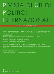 Rivista di Studi Politici Internazionali.  AA. VV.