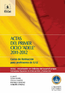 Actas del primer ciclo ADELE 2011-2012.  AA.VV.