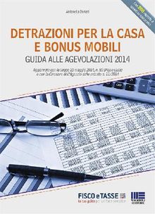 Detrazioni per la casa e bonus mobili.  Antonella Donati