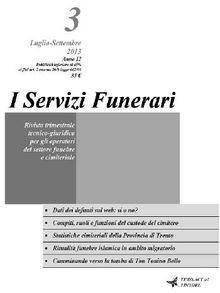 I Servizi Funerari - N. 3 - Luglio-Settembre 2013.  Daniele Fogli