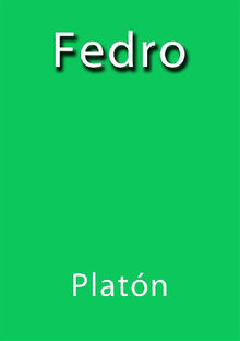 Fedro.  Platon