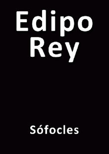 Edipo Rey.  Sfocles