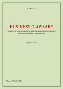 Business Glossary.  VITO LIPARI