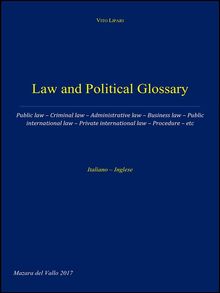 Law and Political Glossary.  VITO LIPARI