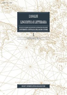 Analisi Linguistica e Letteraria 1/2017.  AA.VV.