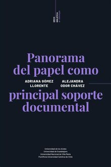 Panorama del papel como principal soporte documental.  Adriana Gmez Llorente