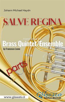 Salve Regina - Brass Quintet (parts).  Johann Michael Haydn