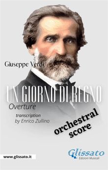 Un giorno di regno - Orchestral score.  Giuseppe Verdi