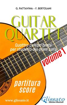 Guitar Quartet vol.1 - partitura.  Giovanni Pattavina