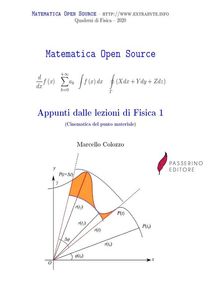 Appunti dalle lezioni di Fisica I.  Marcello Colozzo