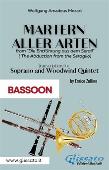 Martern aller Arten - Soprano and Woodwind Quintet (Bassoon).  Wolfgang Amadeus Mozart