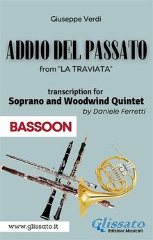 (Bassoon) Addio del passato - Soprano & Woodwind Quintet.  Giuseppe Verdi