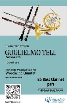 Bb Bass Clarinet (instead Bassoon) part of "Guglielmo Tell" for Woodwind Quintet.  Gioacchino Rossini